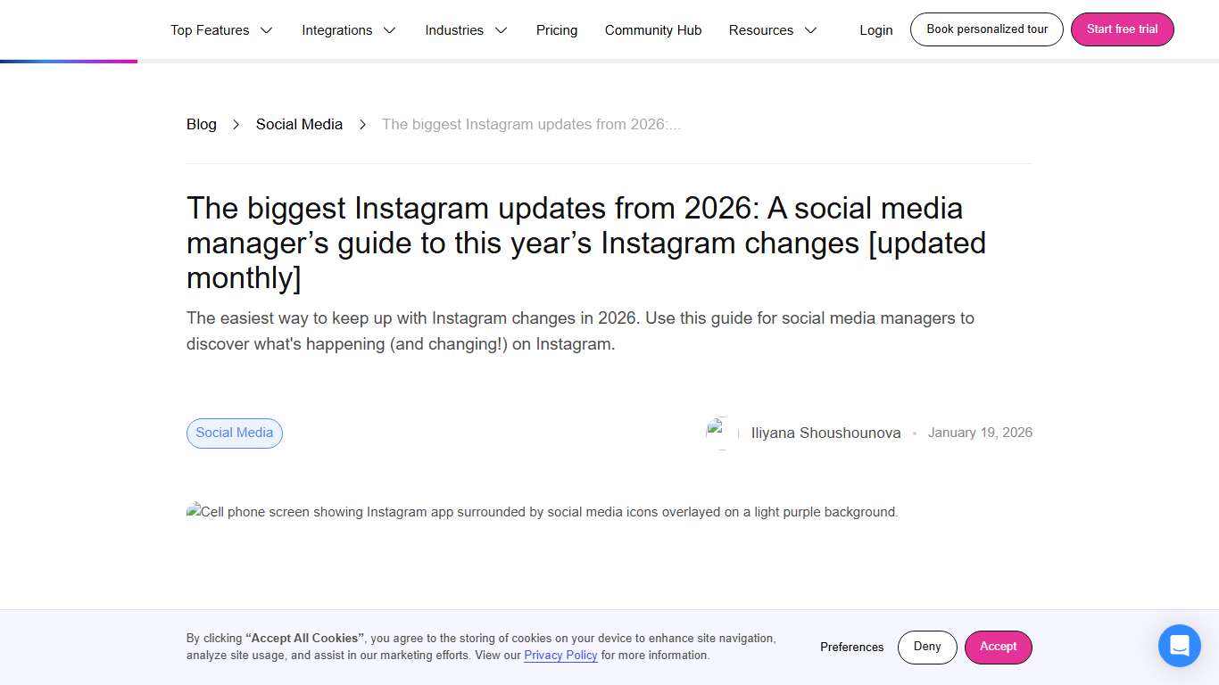 The biggest Instagram updates from 2026: A social media manager’s guide to this year’s Instagram changes [updated monthly] HeyOrca