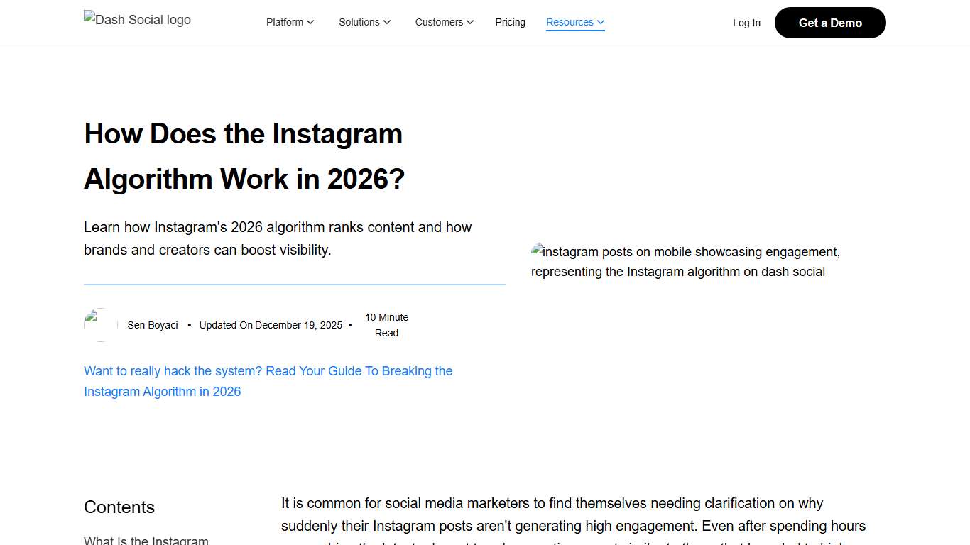 How the Instagram Algorithm Works in 2026 Dash Social